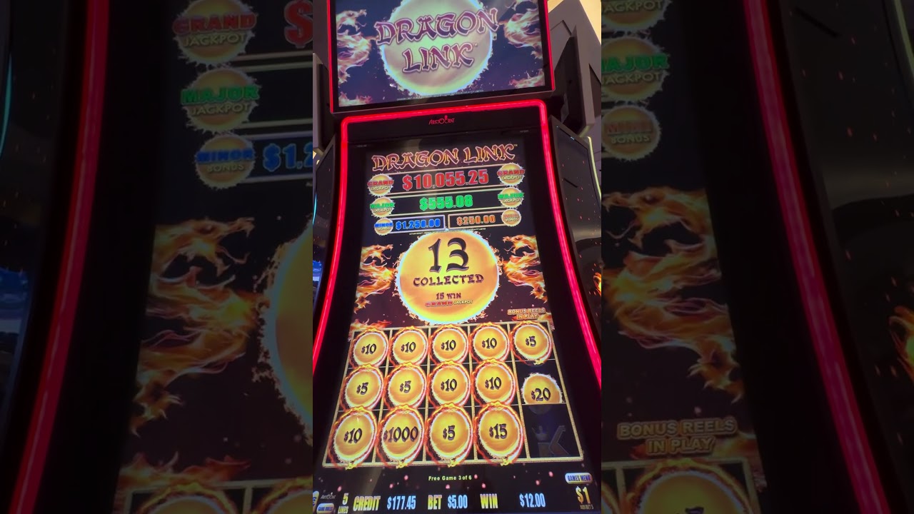 BIG WIN DRAGON LINK MOON BONUS! dragonlink slot bonus casino Video