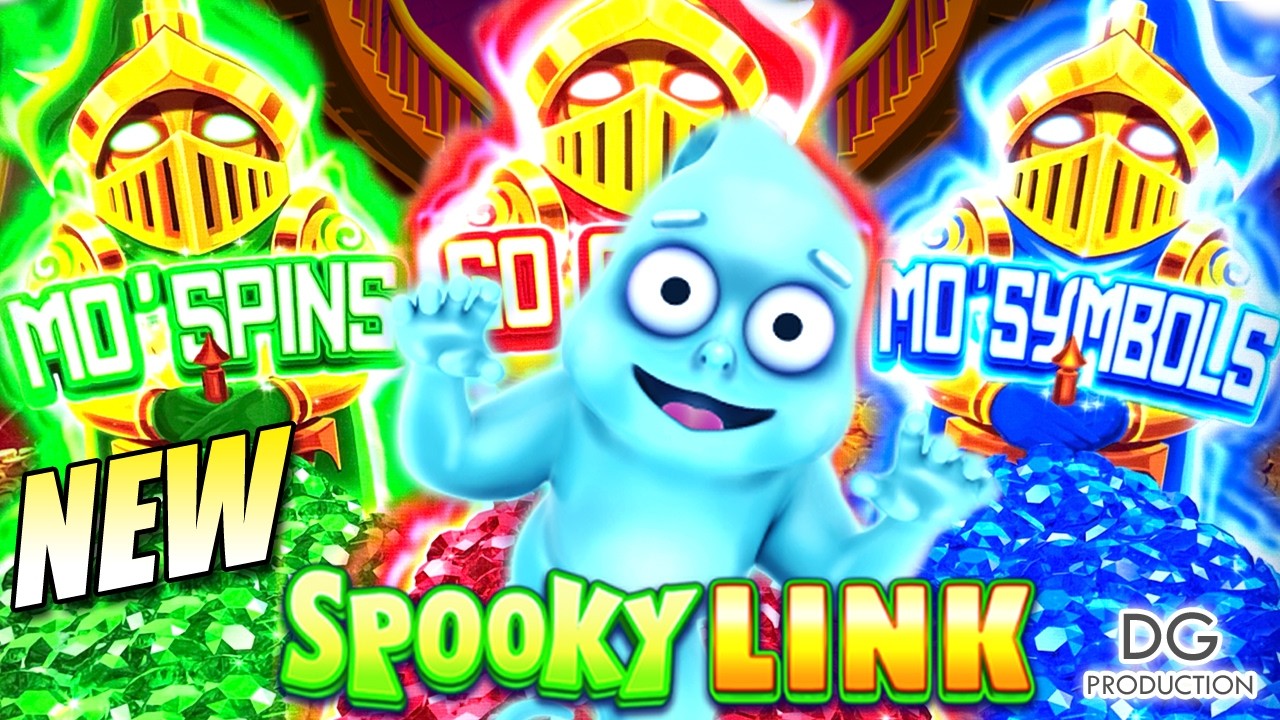 NEWOMG ST SPIN BIG WIN SPOOKY LINK GO GHOST SLOT MACHINE CASINO BIG WIN CASPER LAS VEGAS MO MUMMY Video