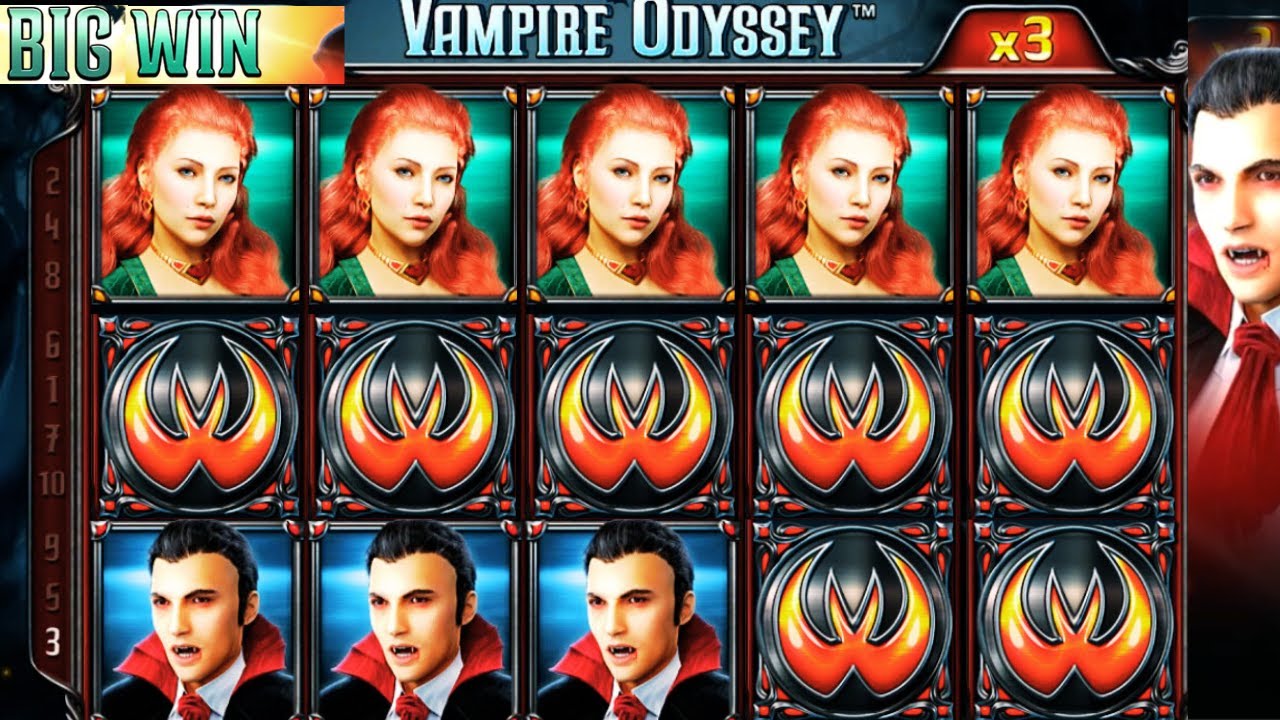 INSANE BIG WIN on VAMPIRE ODYSSEY | Synot Slot Bonus Feature & Free Spins Madness! Video