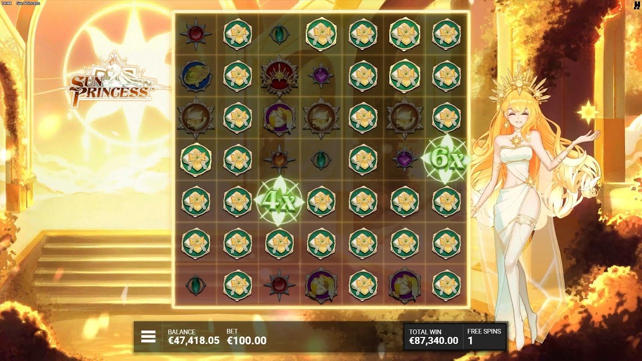 Sun Princess Slot Bonus Game Big Win x1593 Online Casino Video