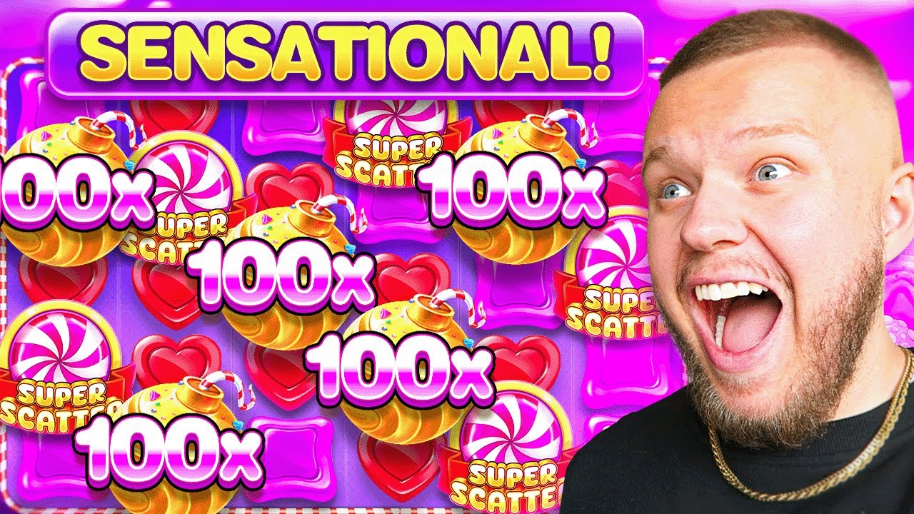 THE NEW SWEET BONANZA SUPER SCATTER SLOT IS INSANE! (Big Slot Win!?) Video