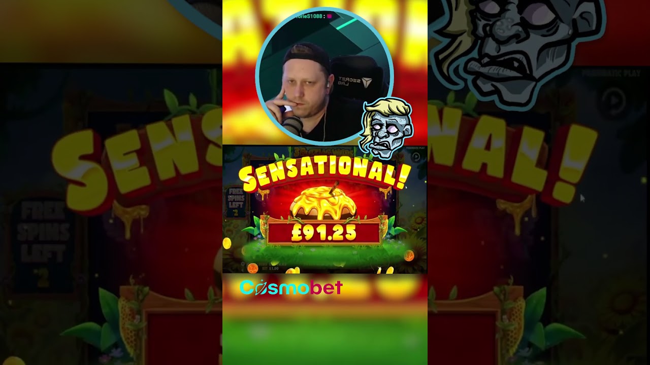 BUZZING WITH 3 BUZZING WILDS #slot #casinogame #bigwin #casino #slotmachine Video