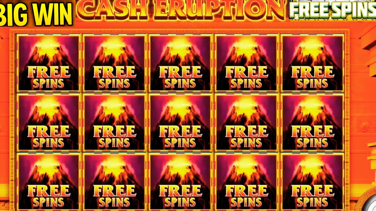 INSANE BIG WIN on CASH ERUPTION Massive BONUS + FREE SPINS Explosion Video