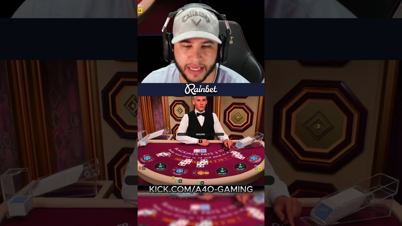 What a great win on top of the side bet straight! #slots #rainbet #a4ogaming #blackjack Video