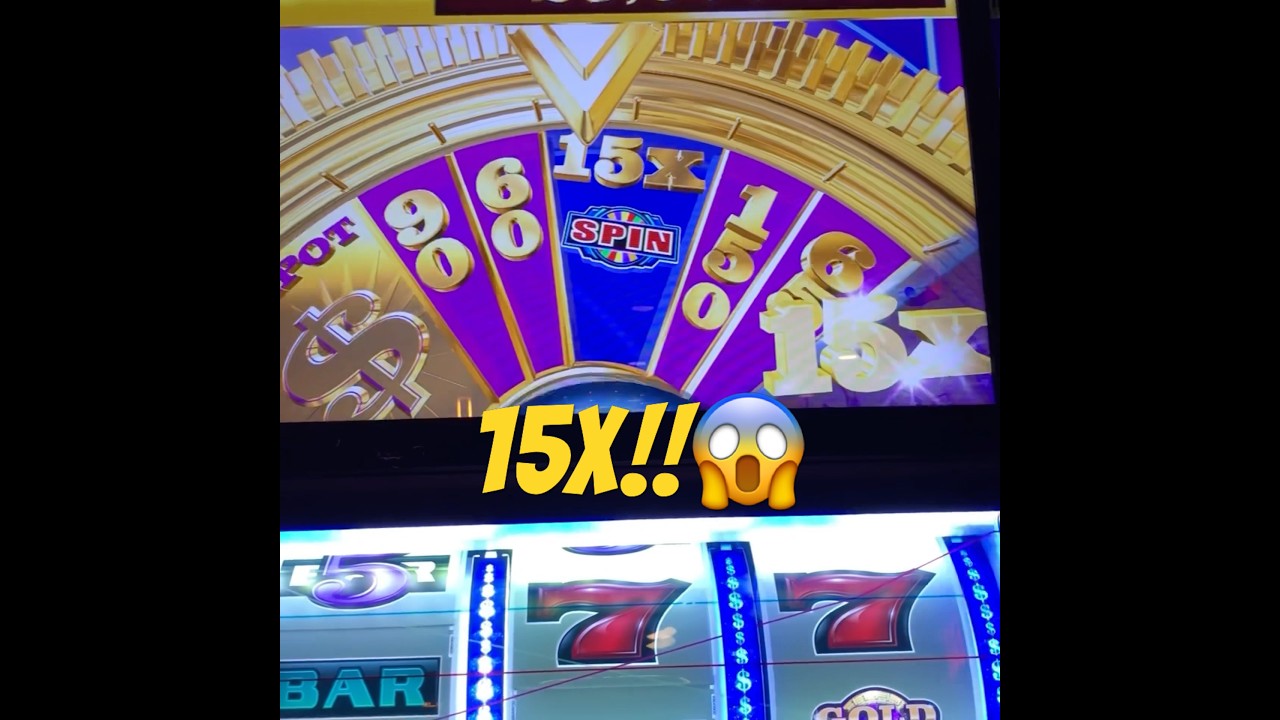 BIG WIN! $10 Wheel of Fortune #slot #shorts #gold #spin Video