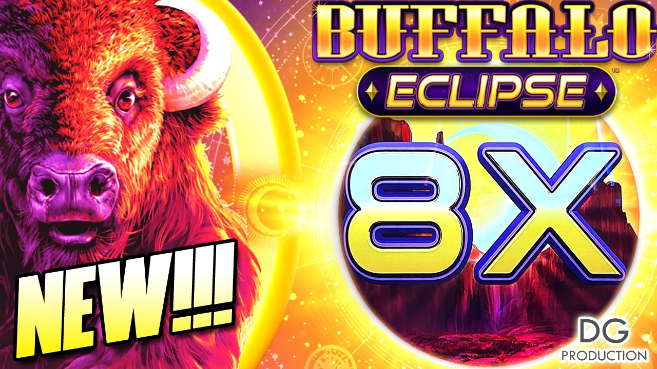 ‼️NEW‼️BUFFALO ECLIPSE BIG MULTIPLIER WIN RARE UP TO 100X SLOT MACHINE LAS VEGAS CASINO OMG LUCKIEST Video