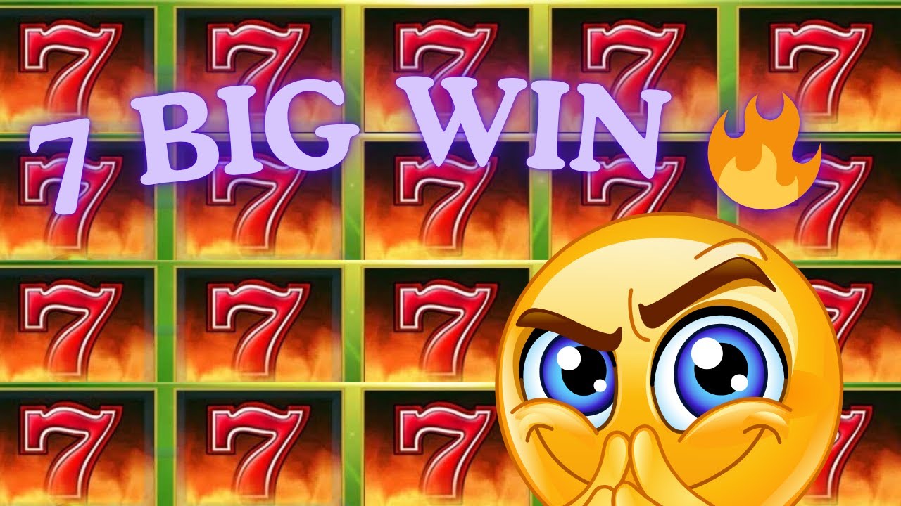 Line on BIG WIN Burning Hot Bell Slot Machine Gameplay Video
