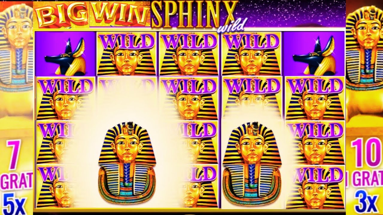 BIG WIN Slot Sphinx Wild Bonus and Free Spins Video