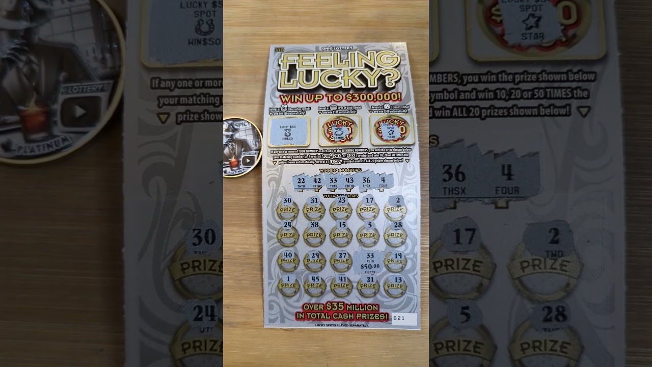 Felt LUCKY after this! Big Hit on the $ Dollar Feeling Lucky? tickets! scratch bigwin Video