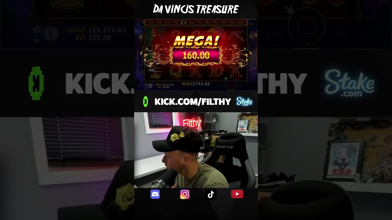 DA VINCI&;S TREASURE SLOT DROPS .K FOR A BIG WIN shorts onlineslots slots davinci Video