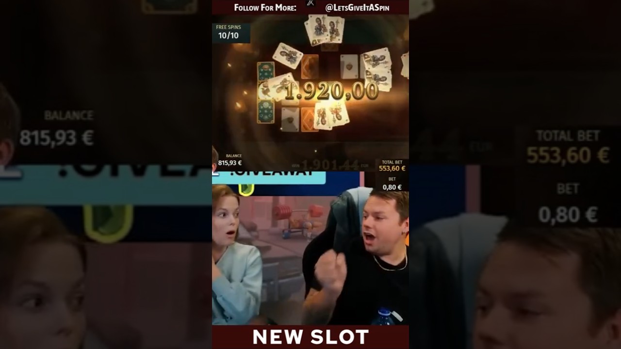 They made a Playing Card Slot and we got a Big Win on it! newslot Video