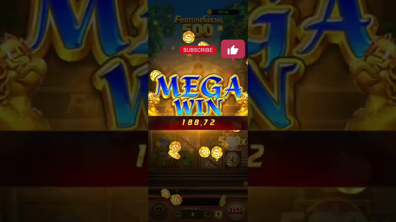 Fortune Gems " Super Win | Big Win Highlight | Slot New GameMega Win Video