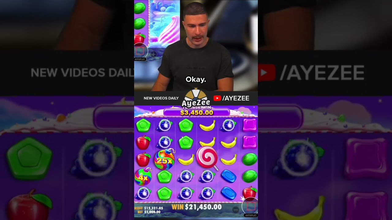 SWEET BONANZA BIG WIN! ayezee shorts Video