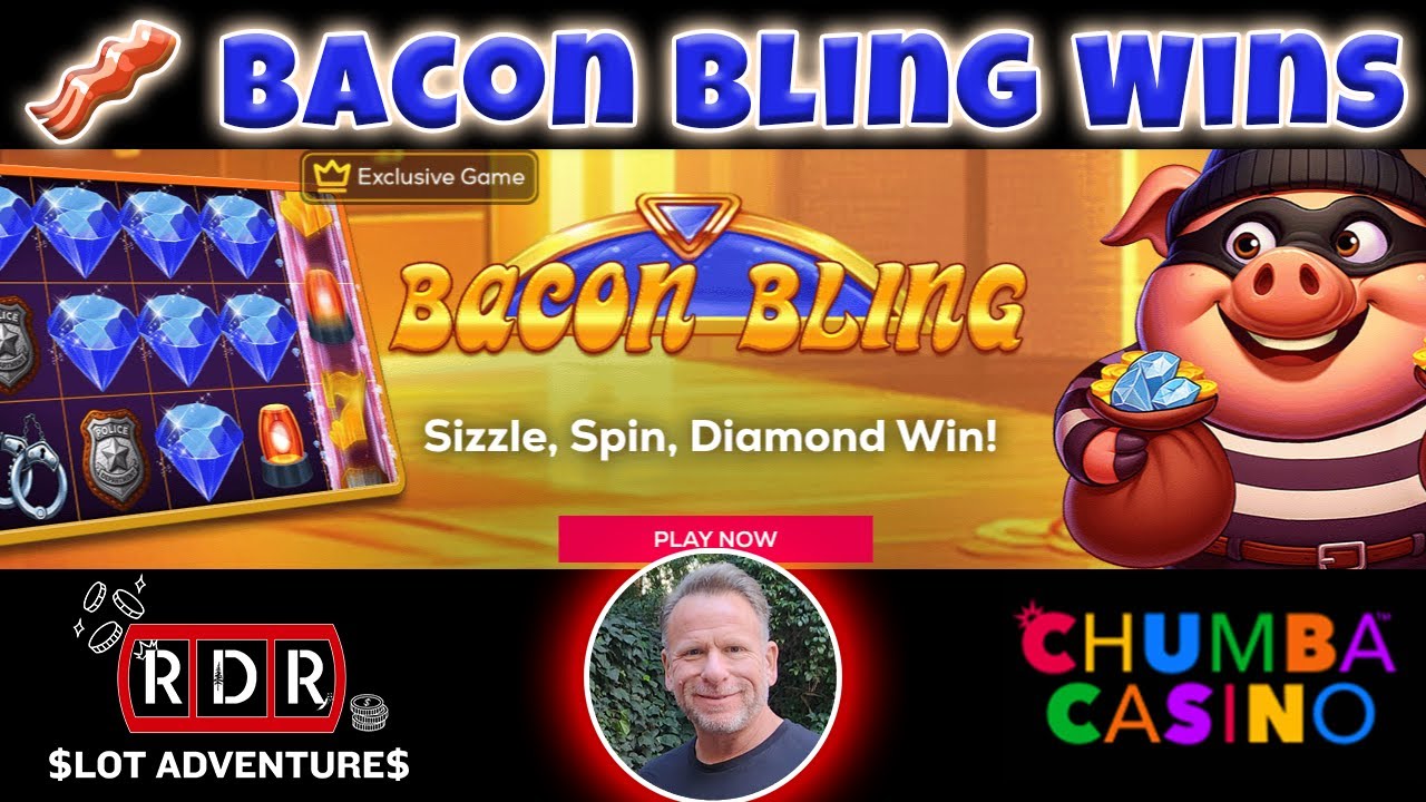 Big Win on Bacon Bling Slot! Video