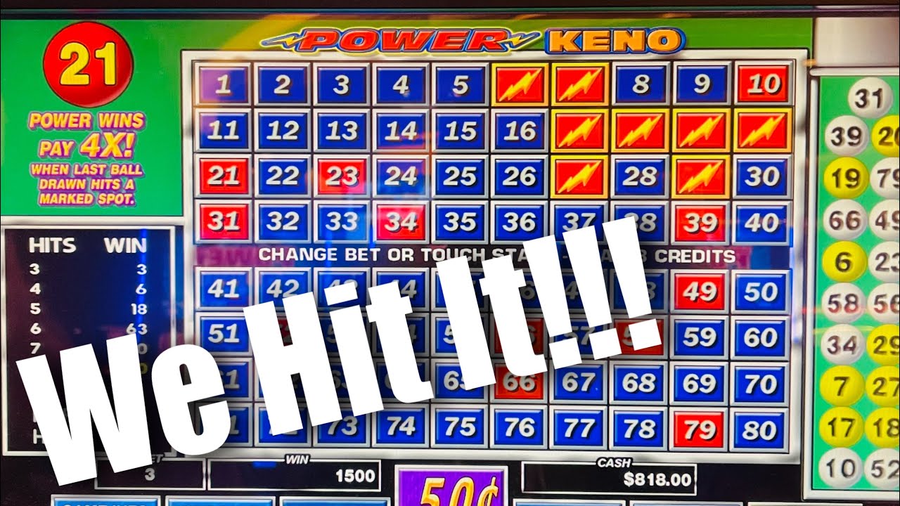 LIVE KENO! Big Wins on New Spot! Video